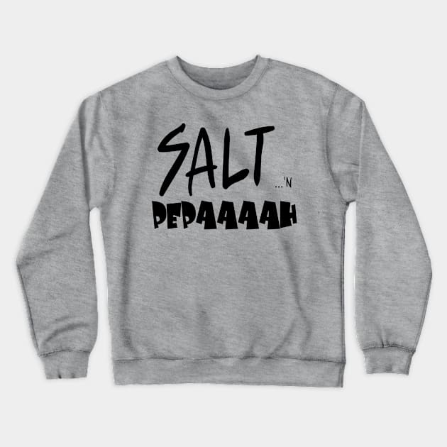 Salt and Pepper Crewneck Sweatshirt by bpcreate